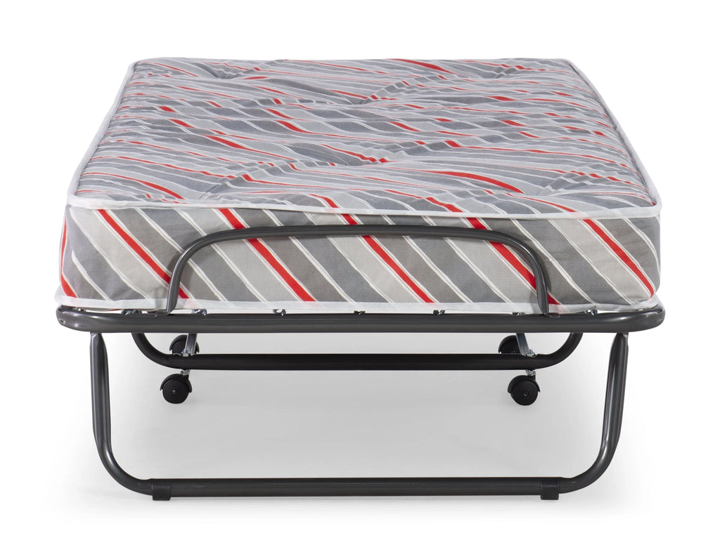 Folding Rollaway Guest Bed with 5 Innerspring Mattress Q2928