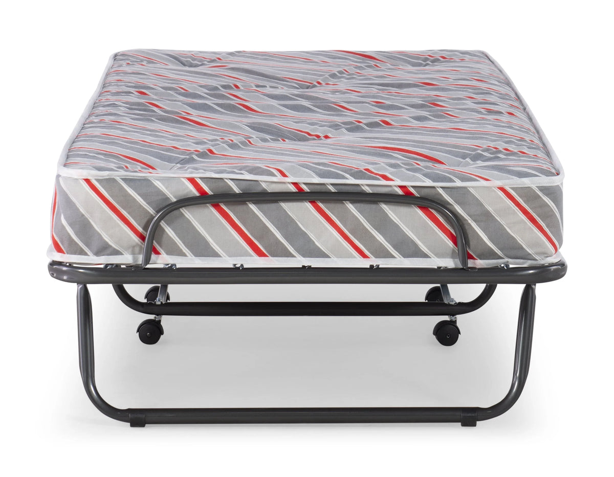 Folding Rollaway Guest Bed with 5 Innerspring Mattress Q2928