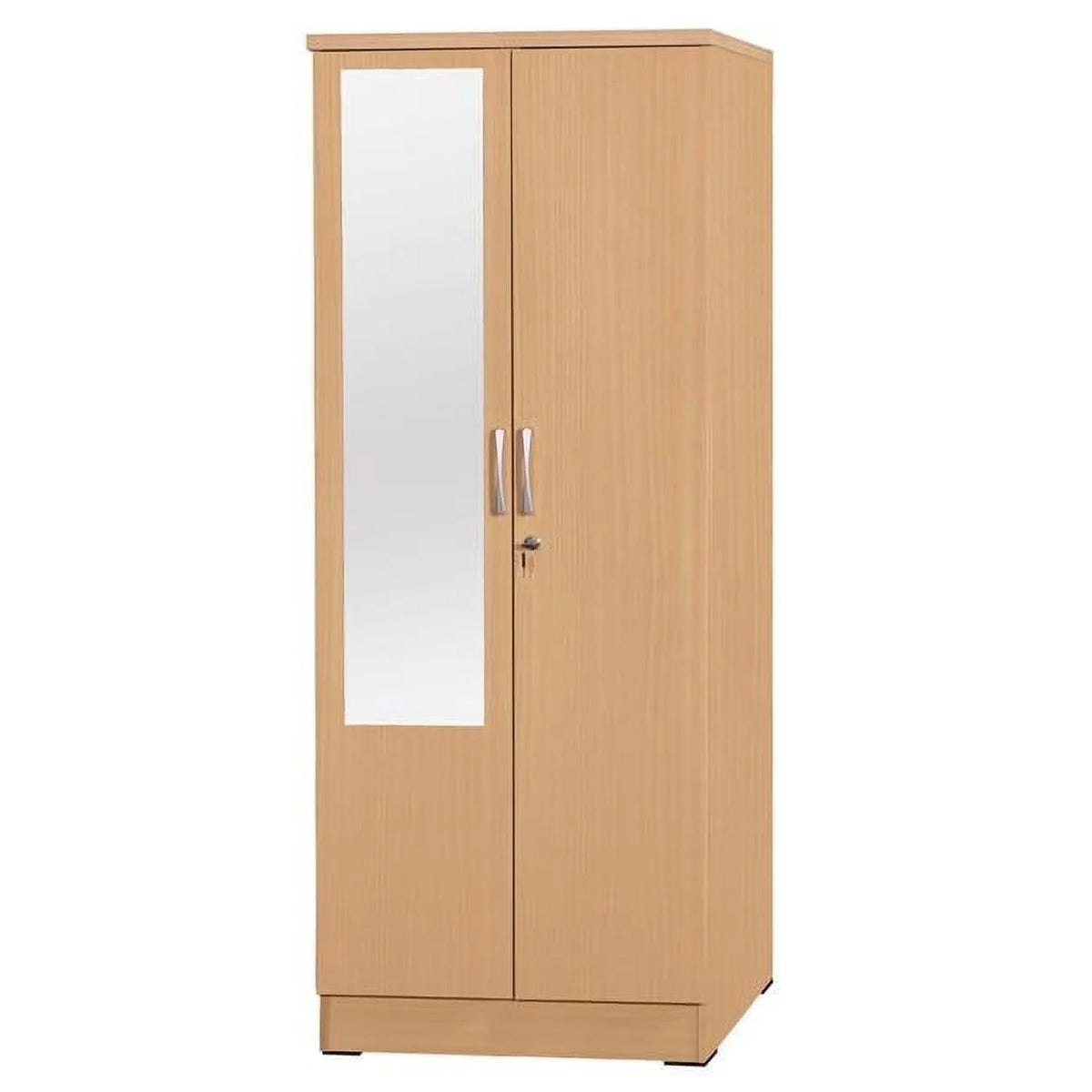 Two Door Armoire Wardrobe with Mirror M98451