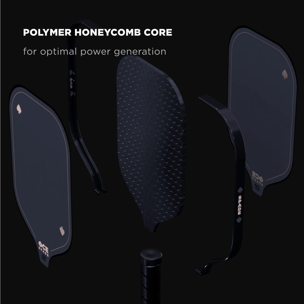 Carbon Fiber Pickleball Paddle F96410