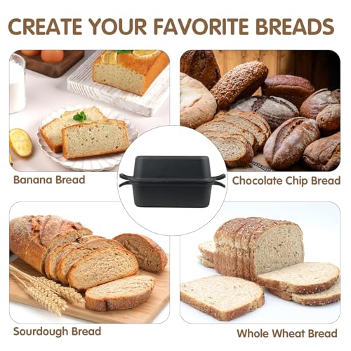 Cast Iron Loaf Pan with Lid 9x5 Inch Q754095