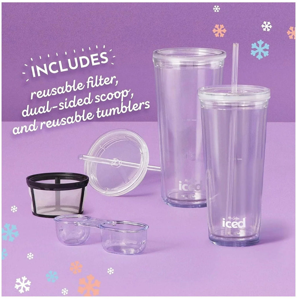 3-in-1 Iced and Hot Coffee and Tea Maker and Blender with Reusable Filter Z5411