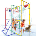 Waterpark Sprinkler Water Toy with Dump Buckets and Splash Wheel O524