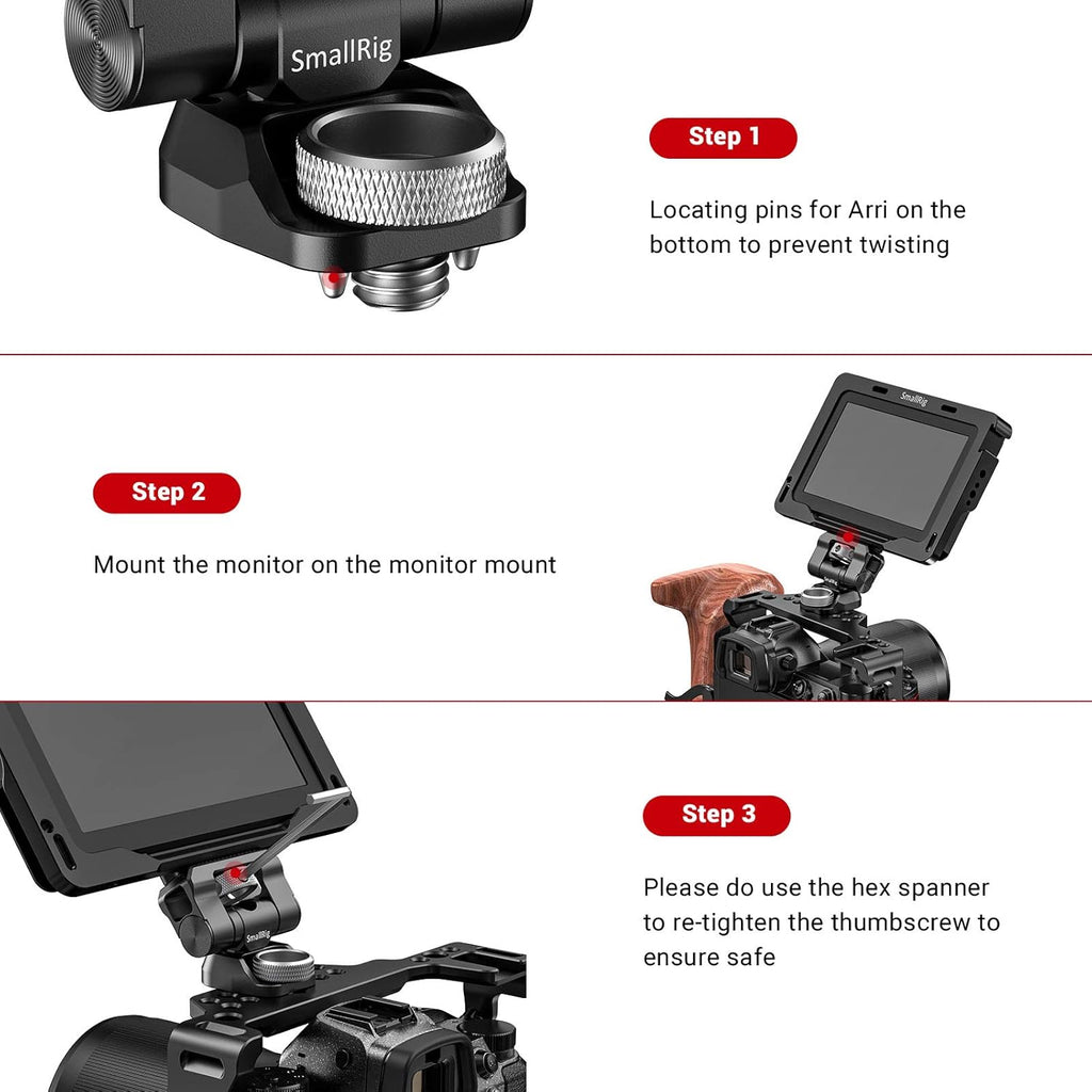 Swivel and Tilt Monitor Mount with Locating Pins J211274