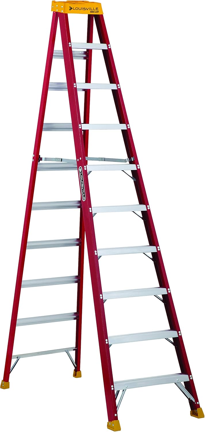 4-Feet Fiberglass Stepladder, 300-Pound Capacity, Pack of 2 L631