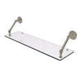 Polished Nickel Floating Glass Shelf R9308