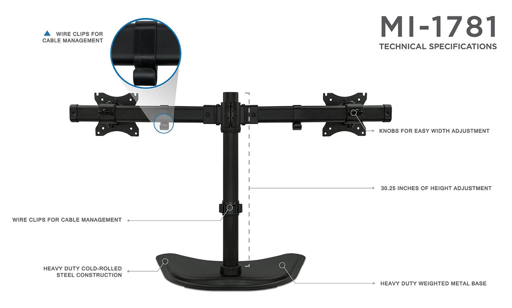 Dual Monitor Desk Stand S99406