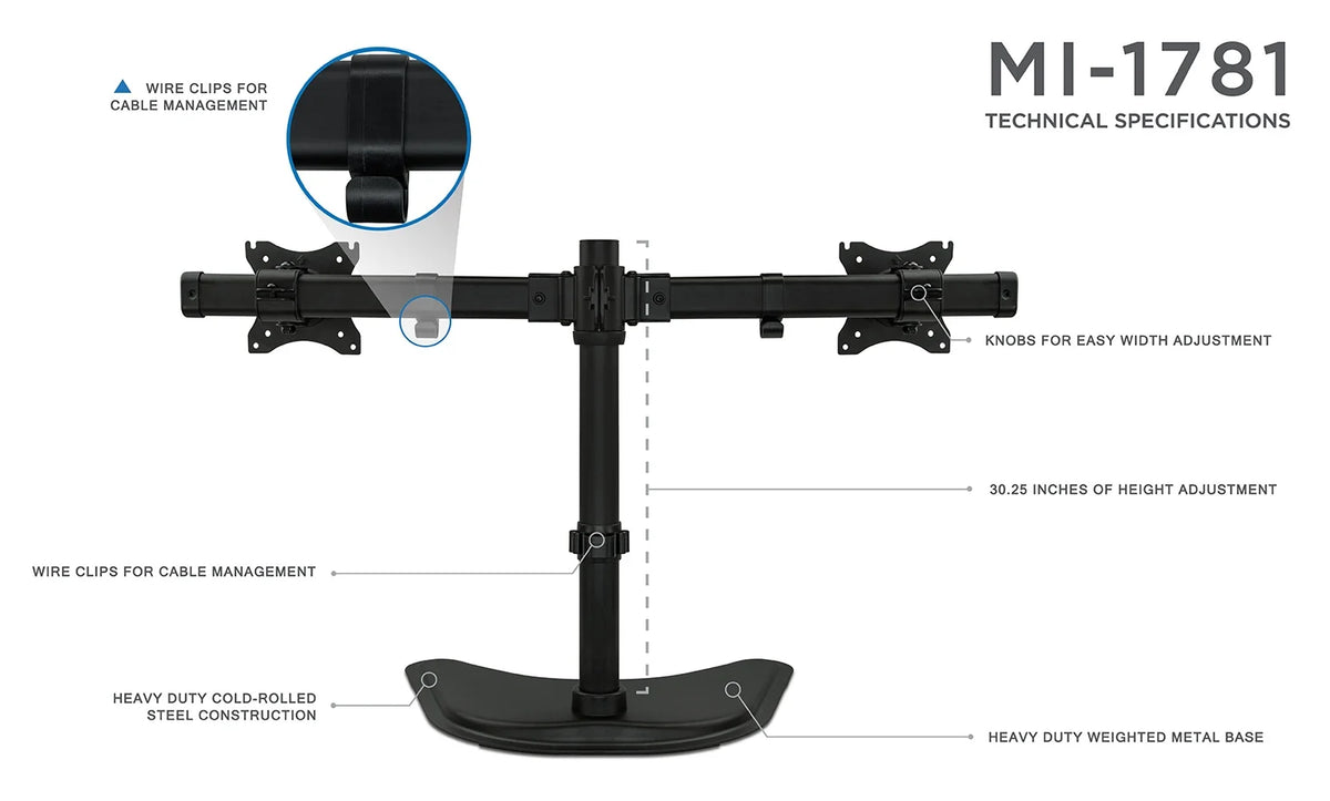 Dual Monitor Desk Stand S99406