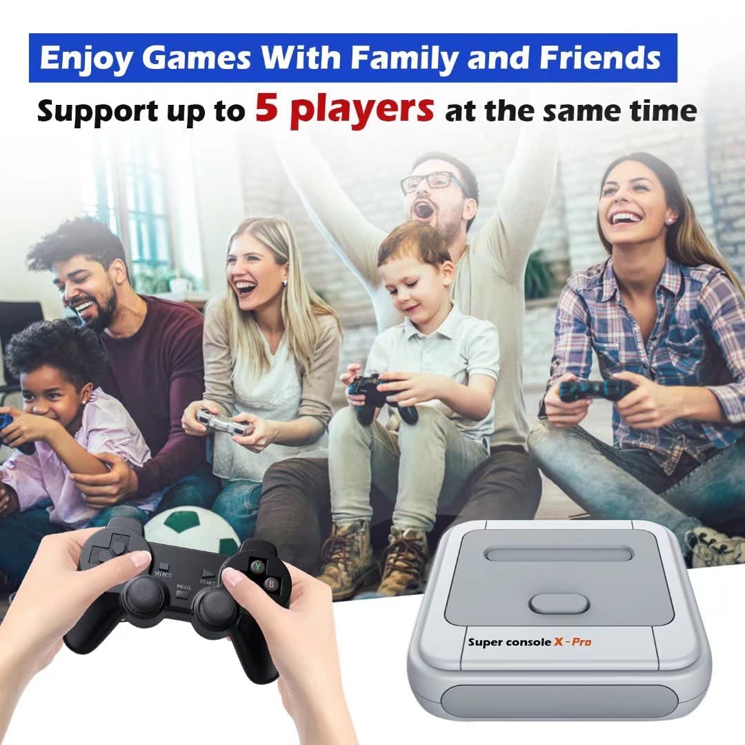 Retro Game Console with 2 Controllers U1096