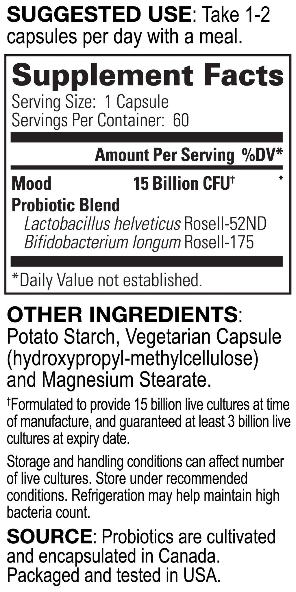 Probiotic Capsules, 60 Ct S228