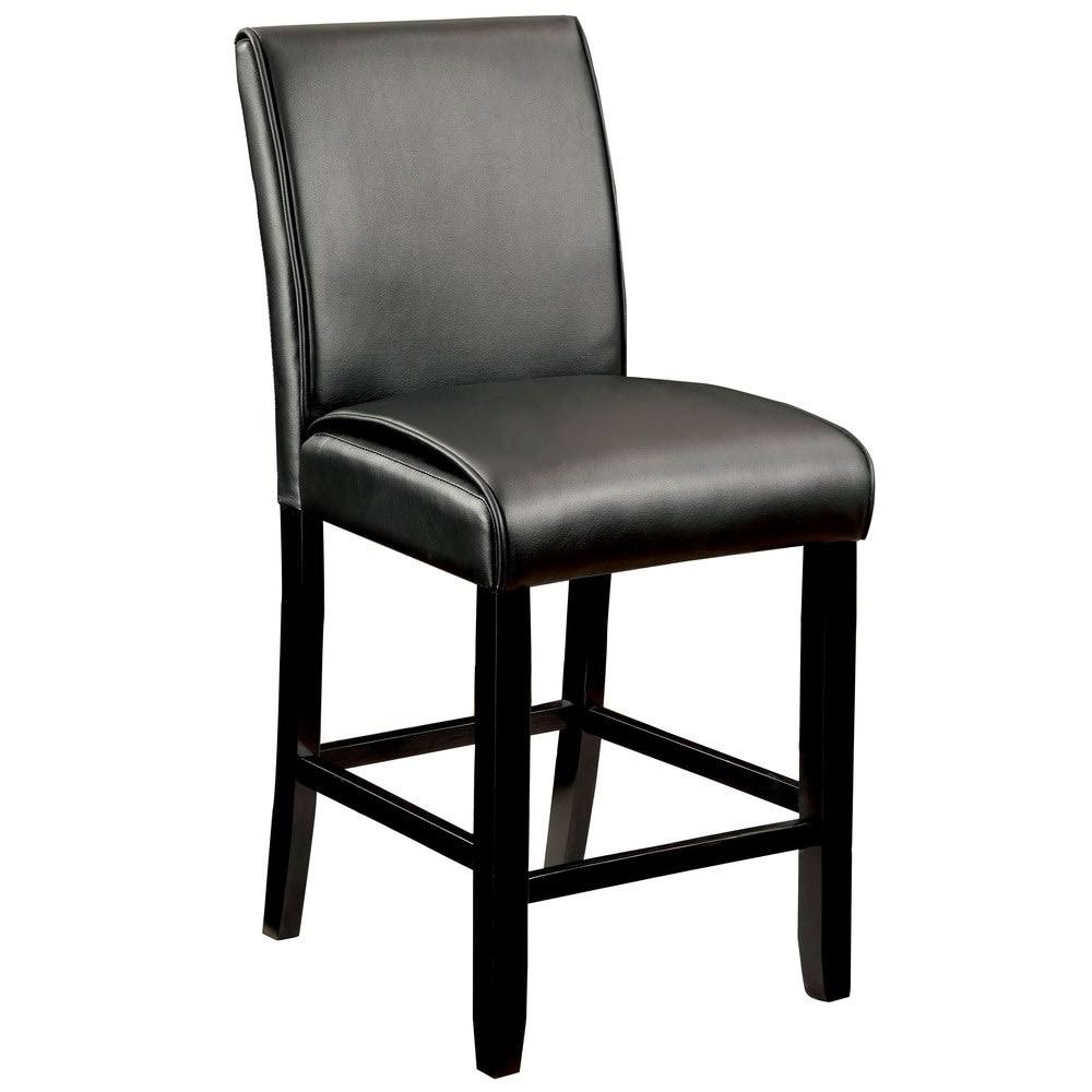 Black 25.5-Inch Counter Stool (Set of 2) L2797