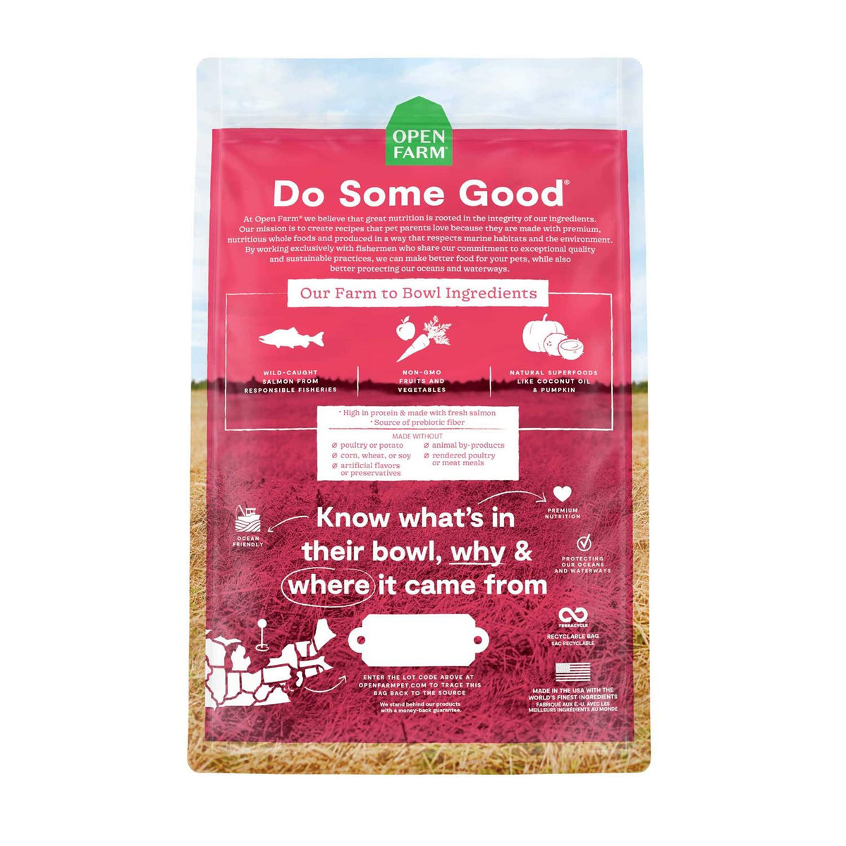 Grain-Free Wild-Caught Salmon Dry Dog Food M96068