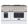 White Dual Fuel Propane Gas Range F576179