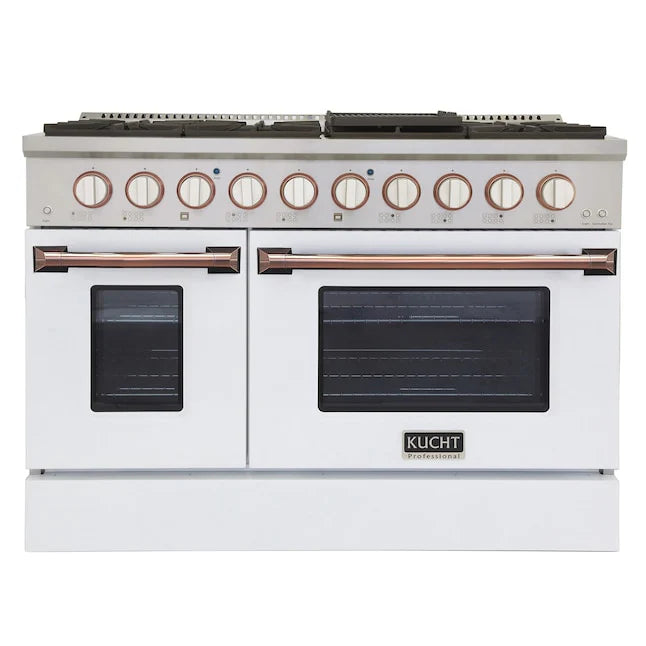 White Dual Fuel Propane Gas Range F576179