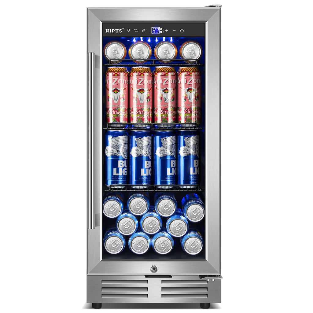 15 inch 130 Can Beverage Refrigerator with French Door B5930