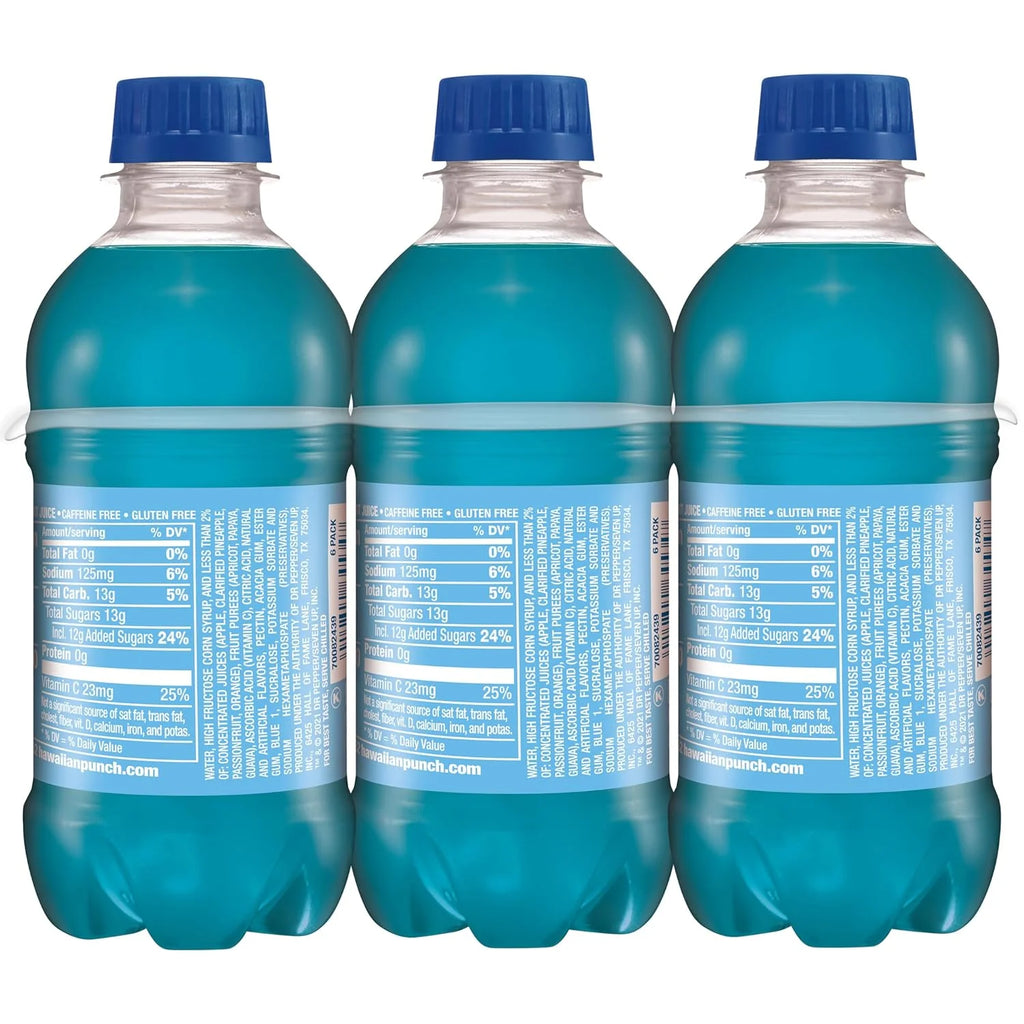 Hawaiian Punch Polar Blast Juice, 10 Fluid Ounce, 6 Count Bottles N9087