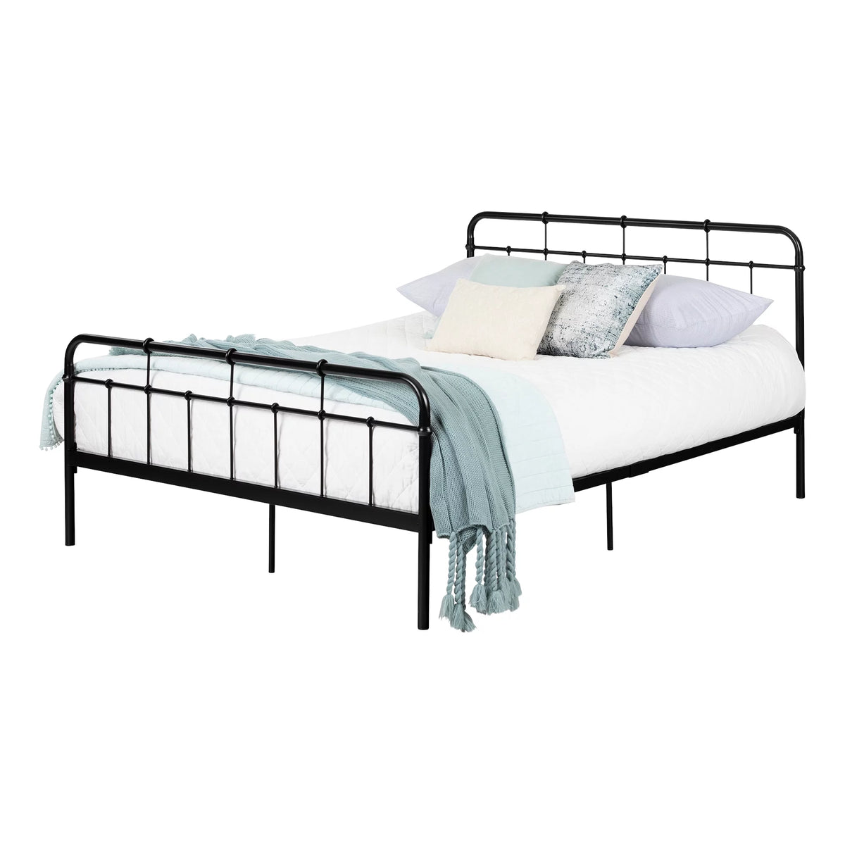 Queen Metal Platform Bed H489
