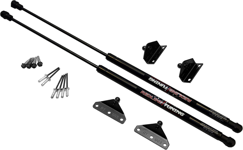 Hood QuickLIFT PLUS System Compatible with Ford Mustang & Mercury Capri 1979-1998 Q72688