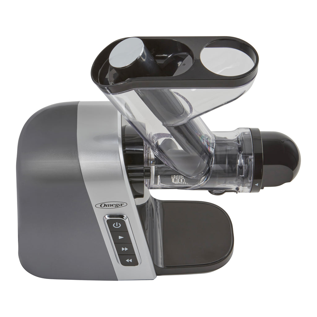 Gray Slow Masticating Juicer with Wide Mouth Chute Y78858