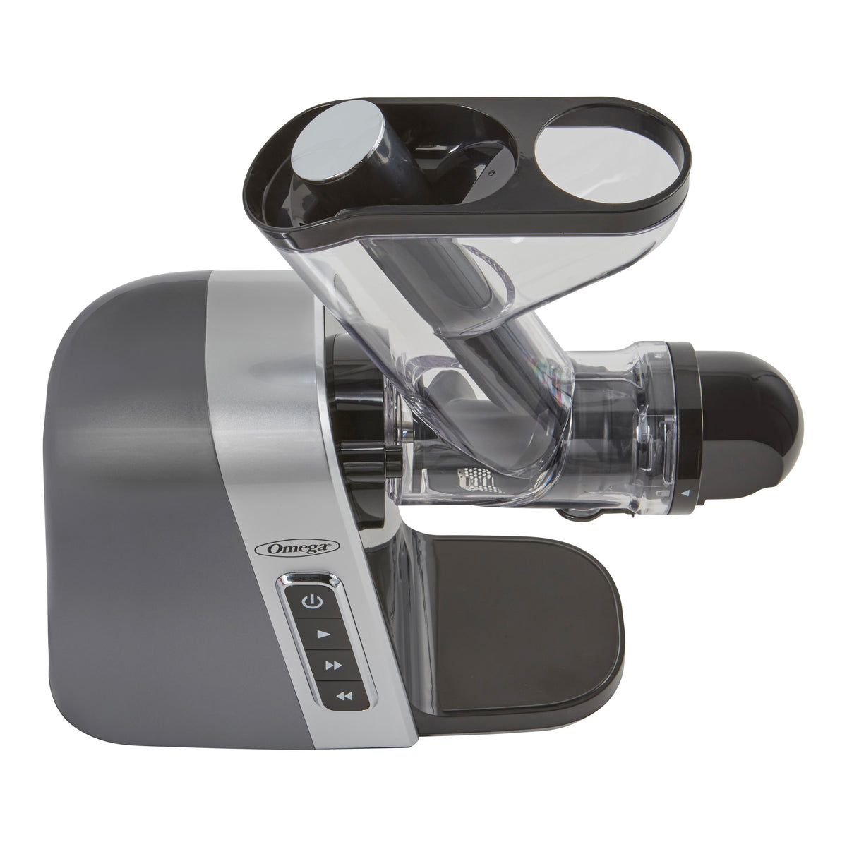 Gray Slow Masticating Juicer with Wide Mouth Chute Y78858