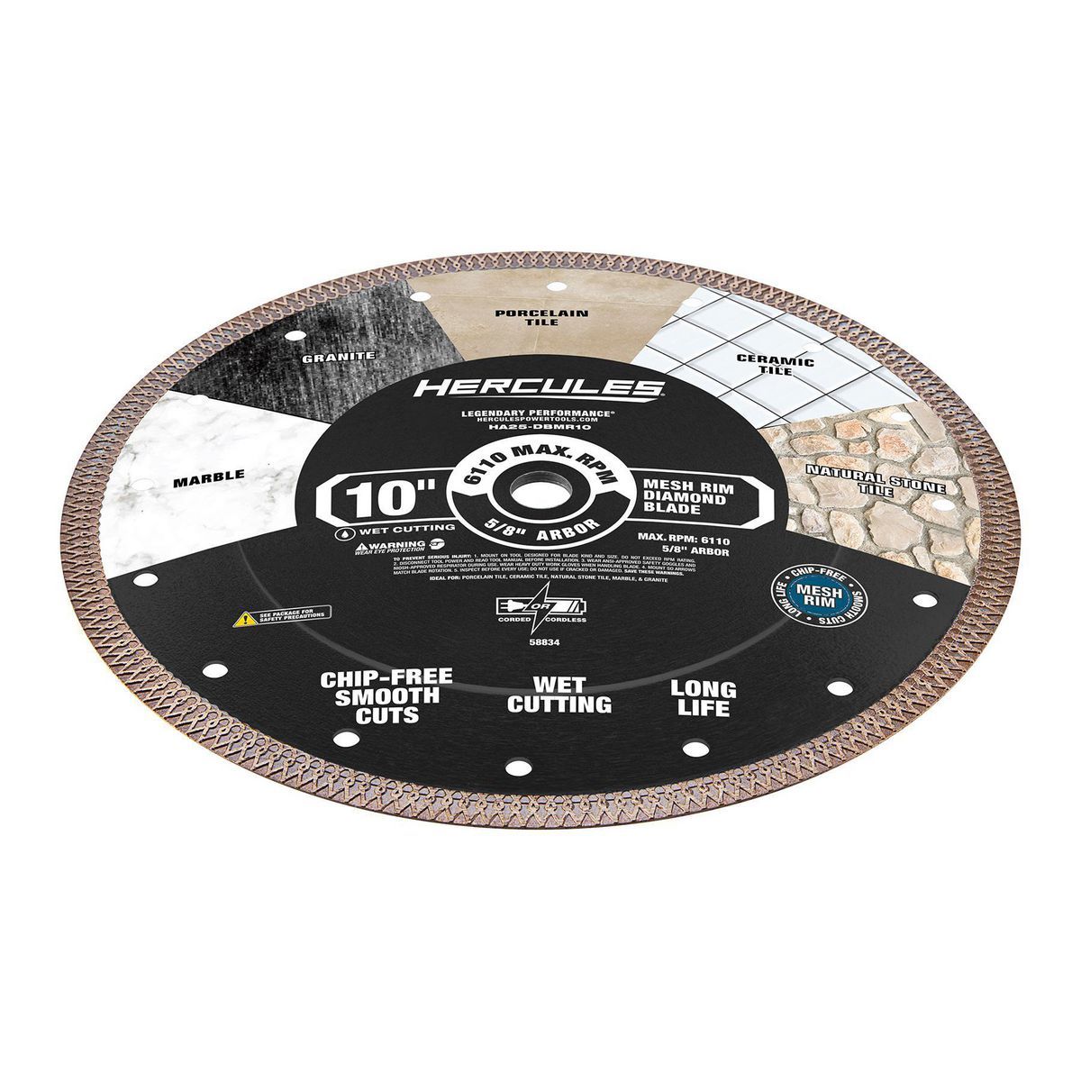 10 in. Continuous Rim Diamond Blade Q20135