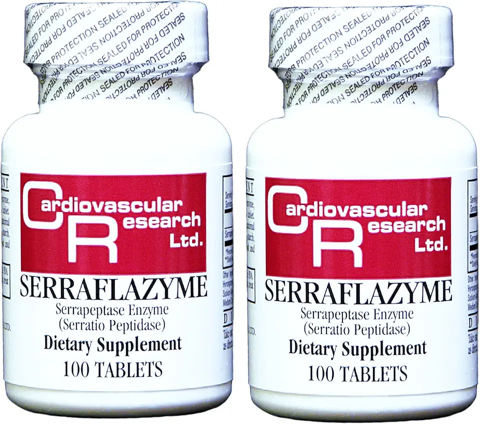 Serrapeptase Enzymes 5 mg Tablets 100 x 2 Packs W30641
