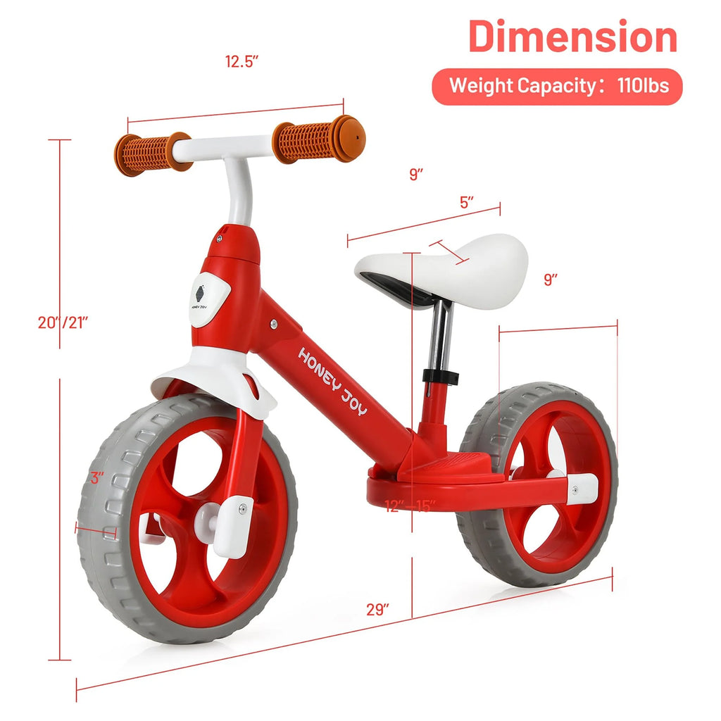 Kids Balance Bike with Feetrests J26361