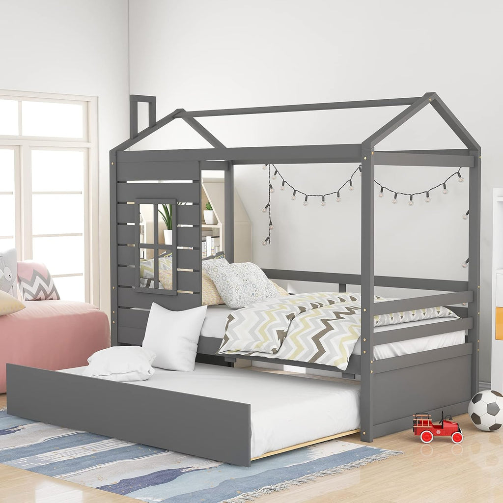 Walnut Twin Daybed with 2 Drawers D42176