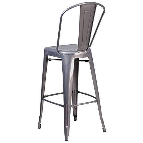 4 Pk 30'' High Indoor Barstool with Back H717186