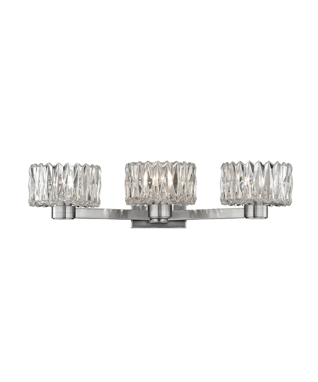 3 Light Bath Bracket, Satin Nickel Q2196