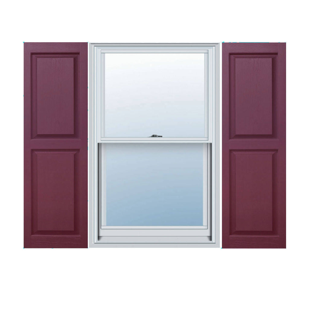 Exterior Raised Panel Shutters Bordeaux 31x22 N5154