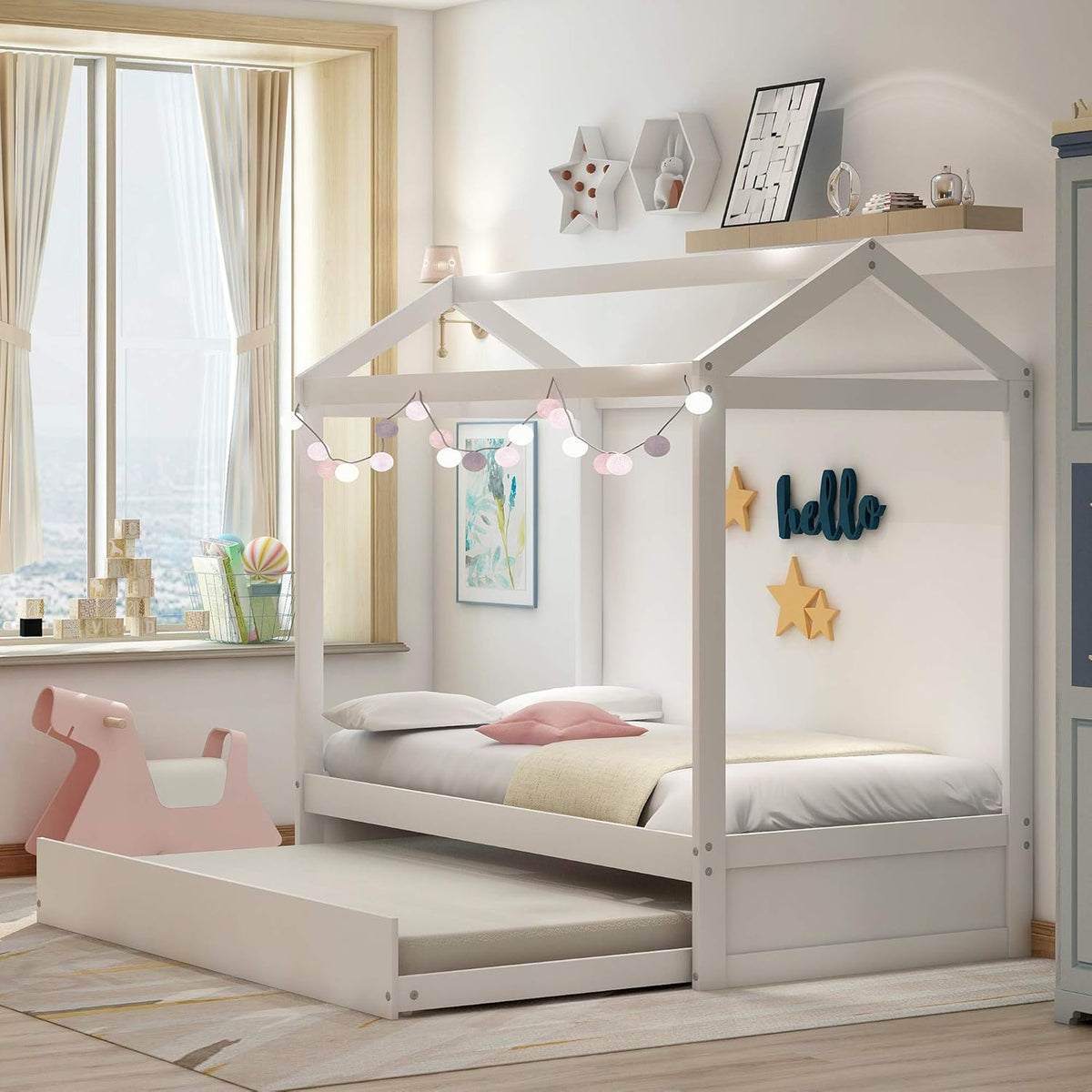 Walnut Twin Daybed with 2 Drawers D42176
