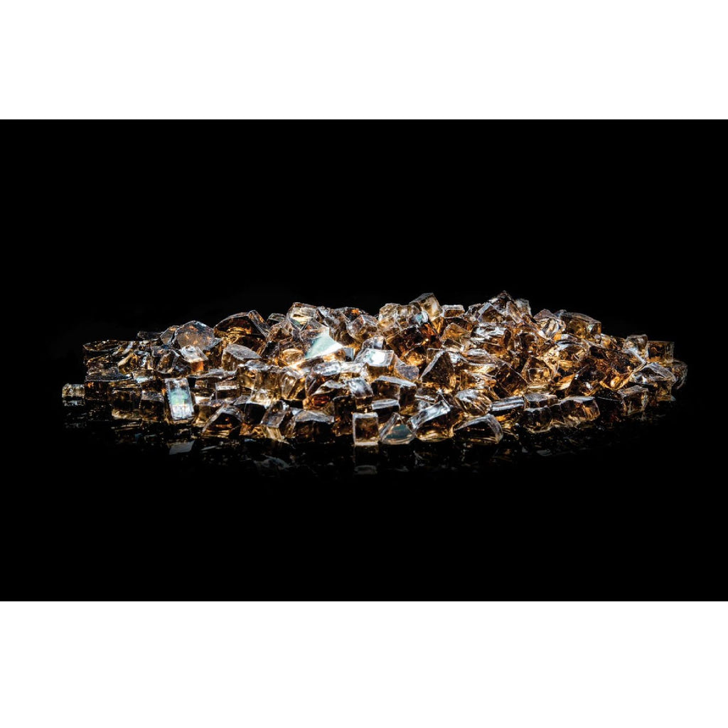 Amber Sunset Heat and Weather Resistant Lava Glass, Pack of 4 D971208