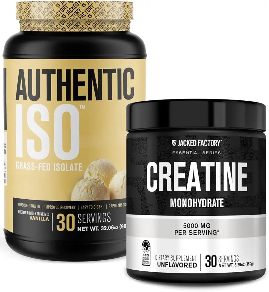 Grass Fed Whey Protein Isolate Powder, Vanilla, 30 Servings Q7566