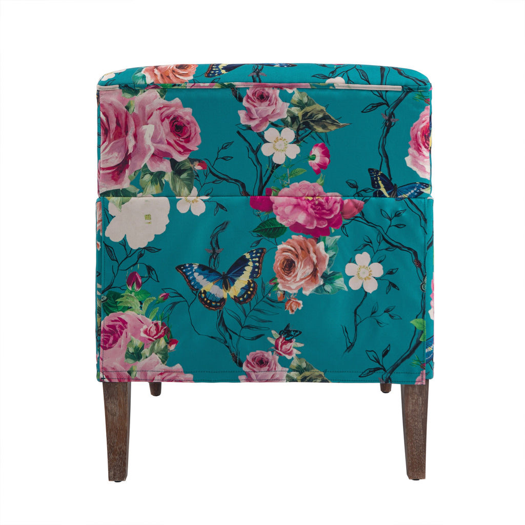 Modern Patterned Striped Accent Armchair L5598