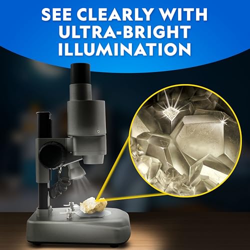 Kids Microscope 50+ pc Science Kit with Prepared Slides Z48587