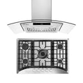 2 Piece Kitchen Package with 30" Gas Cooktop & 36" Ducted Island Range Hood S267547