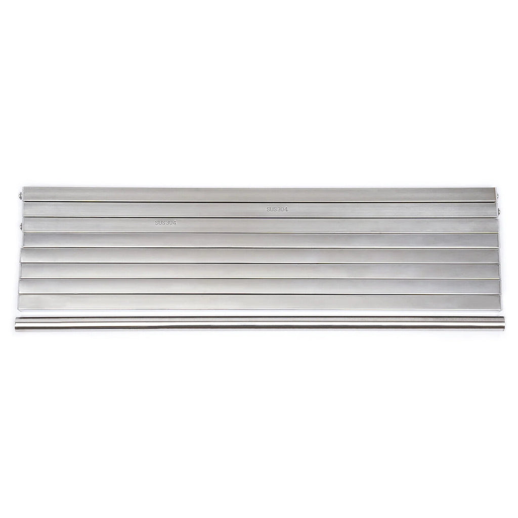 Wall Mount Microwave Oven Shelf Storage Bracket with 12 Hook Stainless D192135