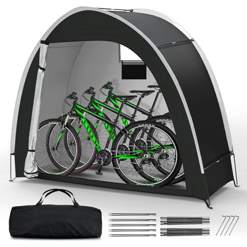 Bike Storage Tent with 210D Oxford Fabric Waterproof M382945