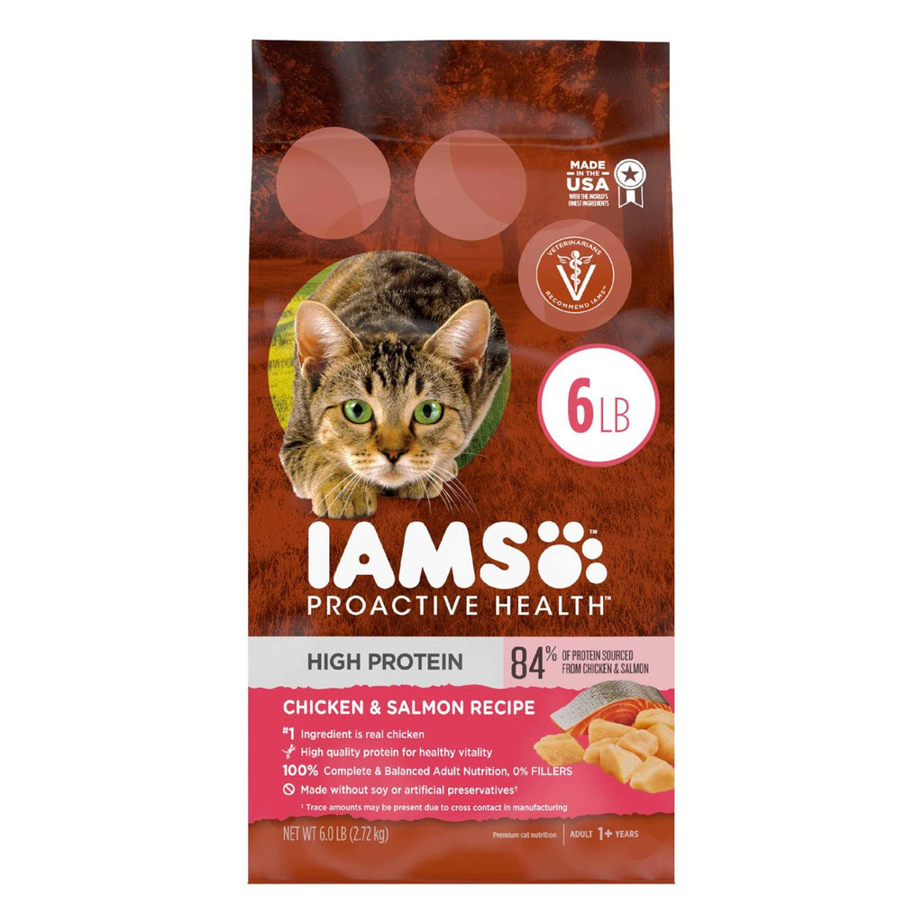 High Protein Chicken & Salmon Dry Cat Food Z26332
