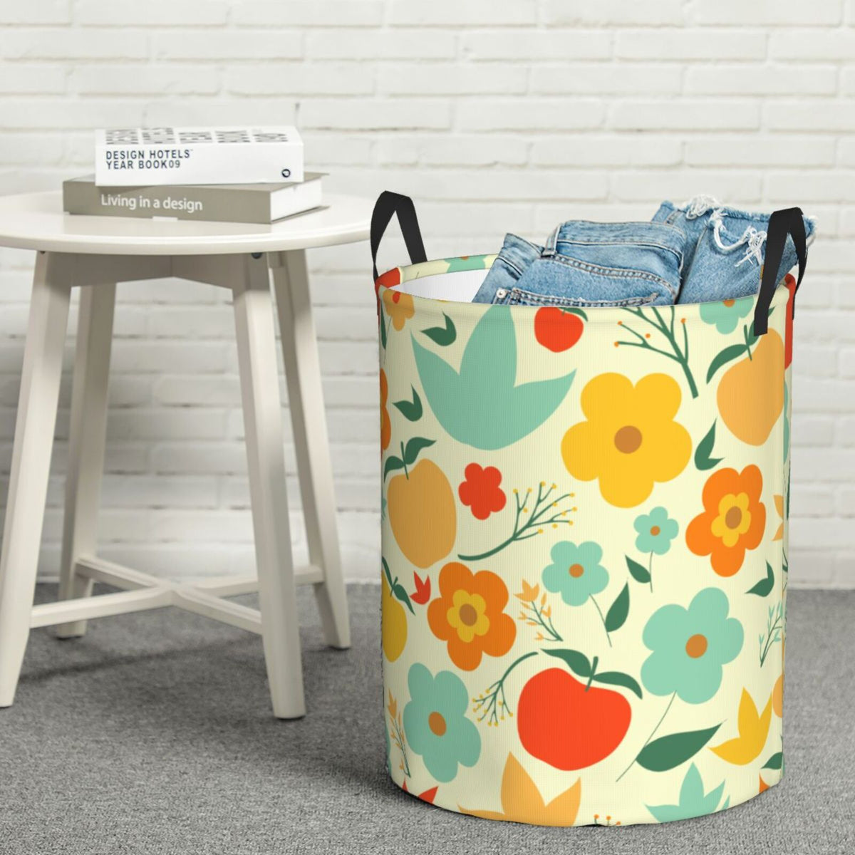Collapsible Polyester Waterproof Laundry Basket 62L L873