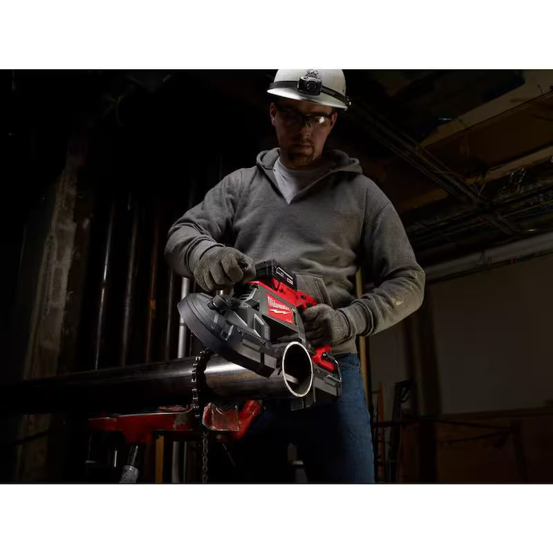 18V Lithium-Ion Brushless Cordless Rotary Hammer with Bandsaw 2-Tool V61152