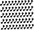 Breathable Nose Plugs 100pcs Washable Dust Filters Soft Sponge V687