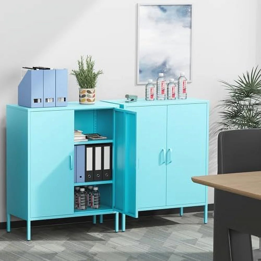 Metal Cabinet Locker with Hanging Rod and Adjustable Shelves R231