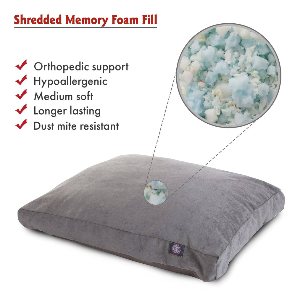 Large Orthopedic Memory Foam Rectangle Dog Bed M25575