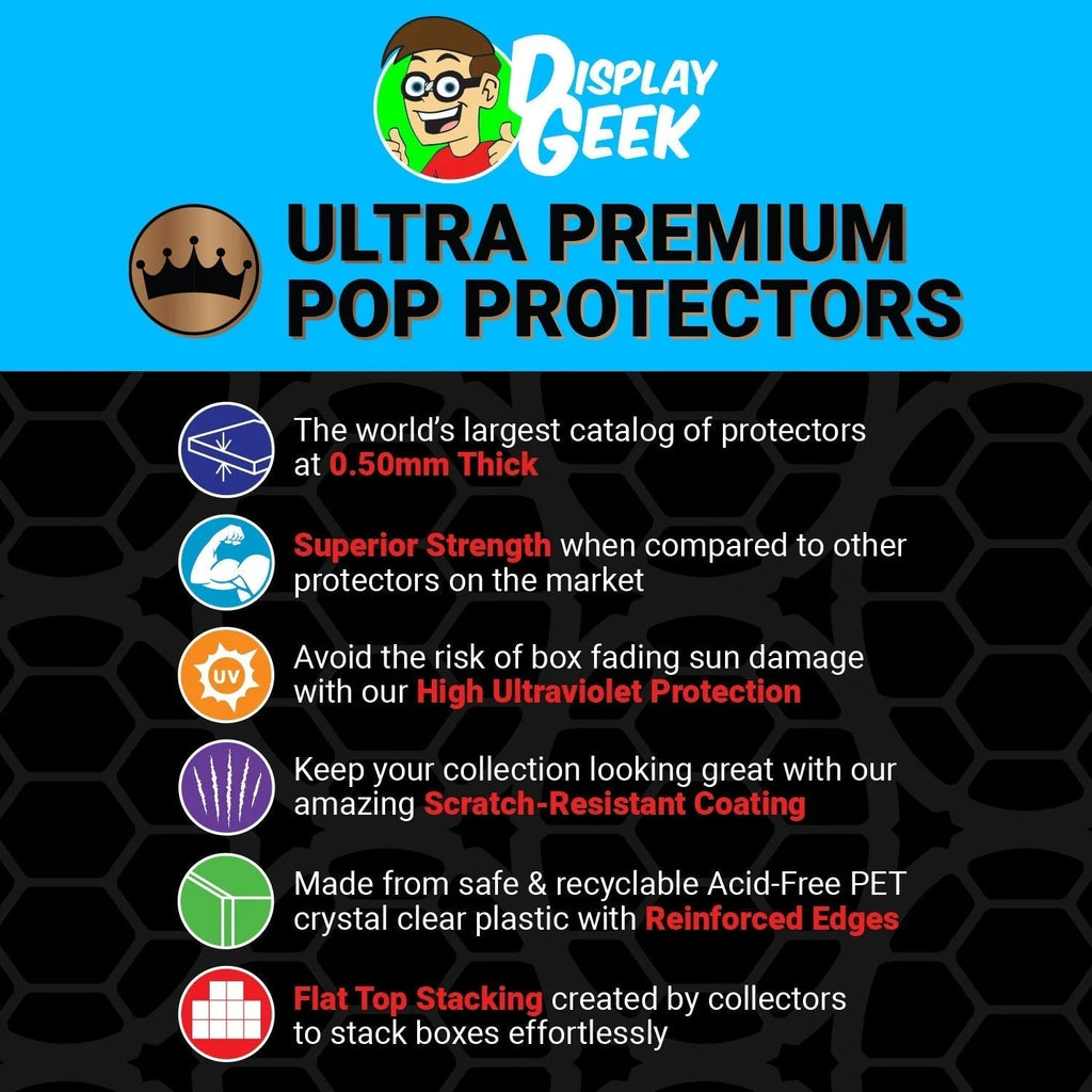 2 Pack Pop Protector for Funko Pop W634
