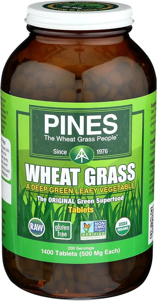Organic Wheat Grass 1400 Count Tablets K808
