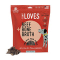 Beef with Bone Broth Flavored Jerky Dog Treats J61213