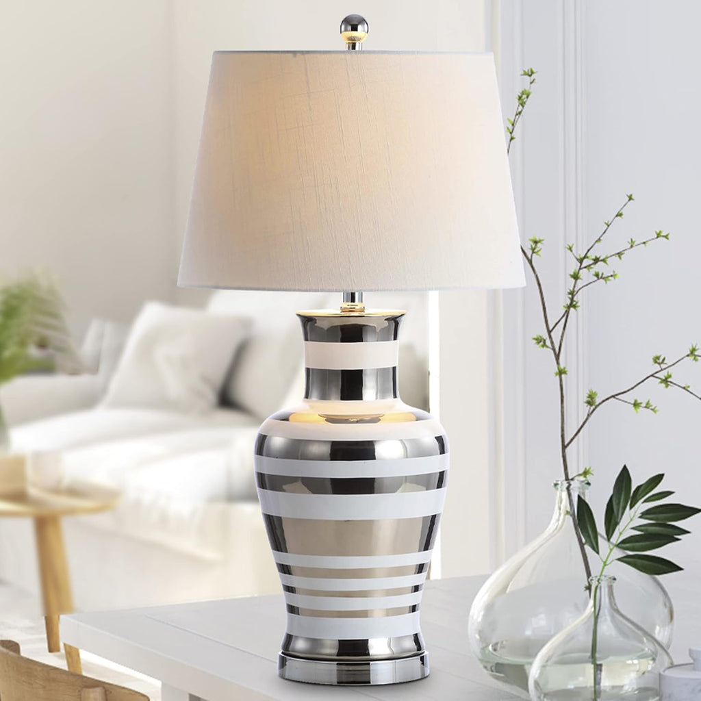 Silver White LED Table Lamp Z386