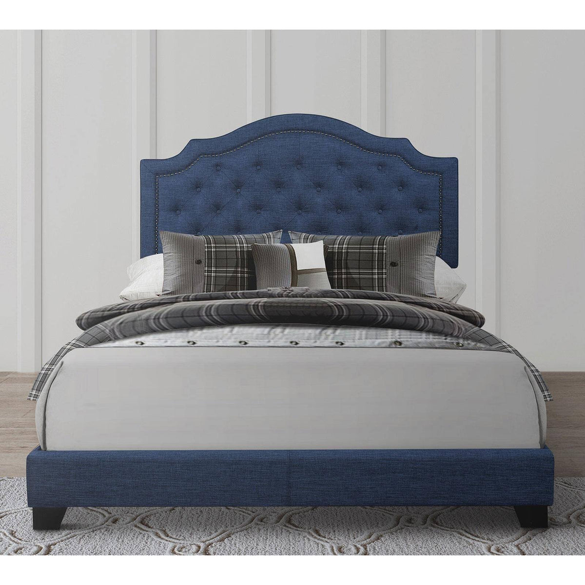Gray Full Bed Set E2485